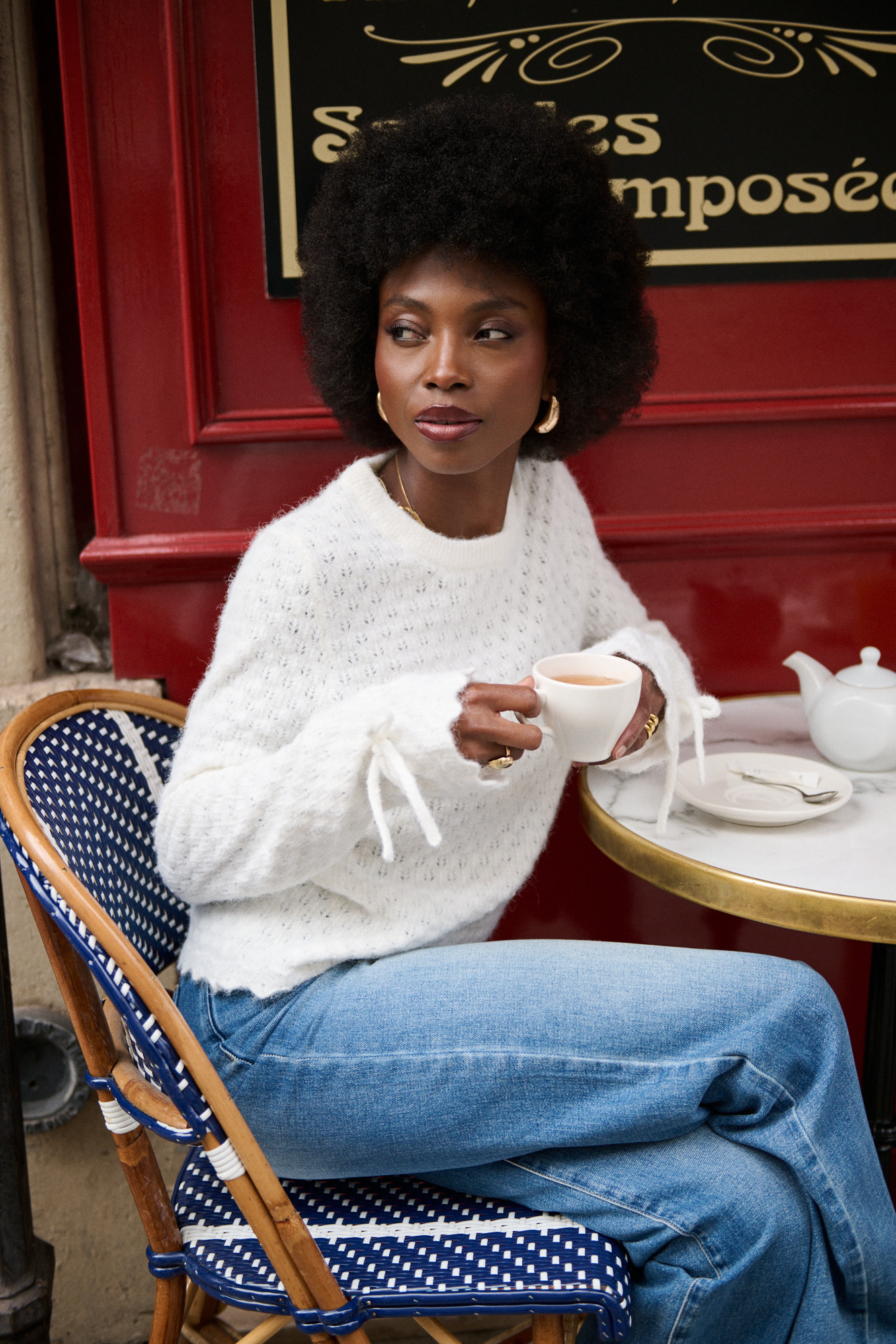 Grossiste NATHAEL - Pull Court Laine Ajouré Finitions Crochet