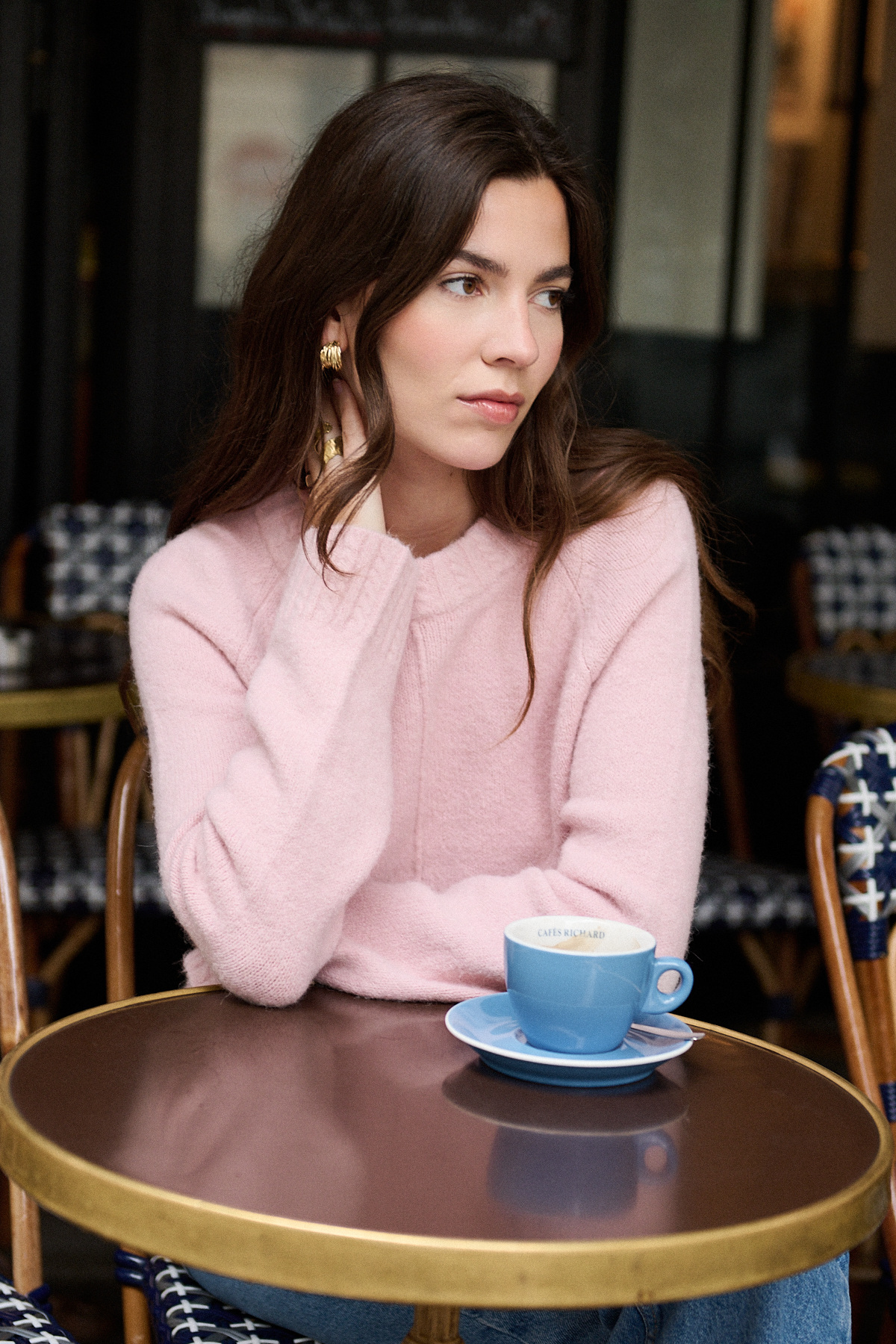 Grossiste NATHAEL - Pull court en alpaga et laine