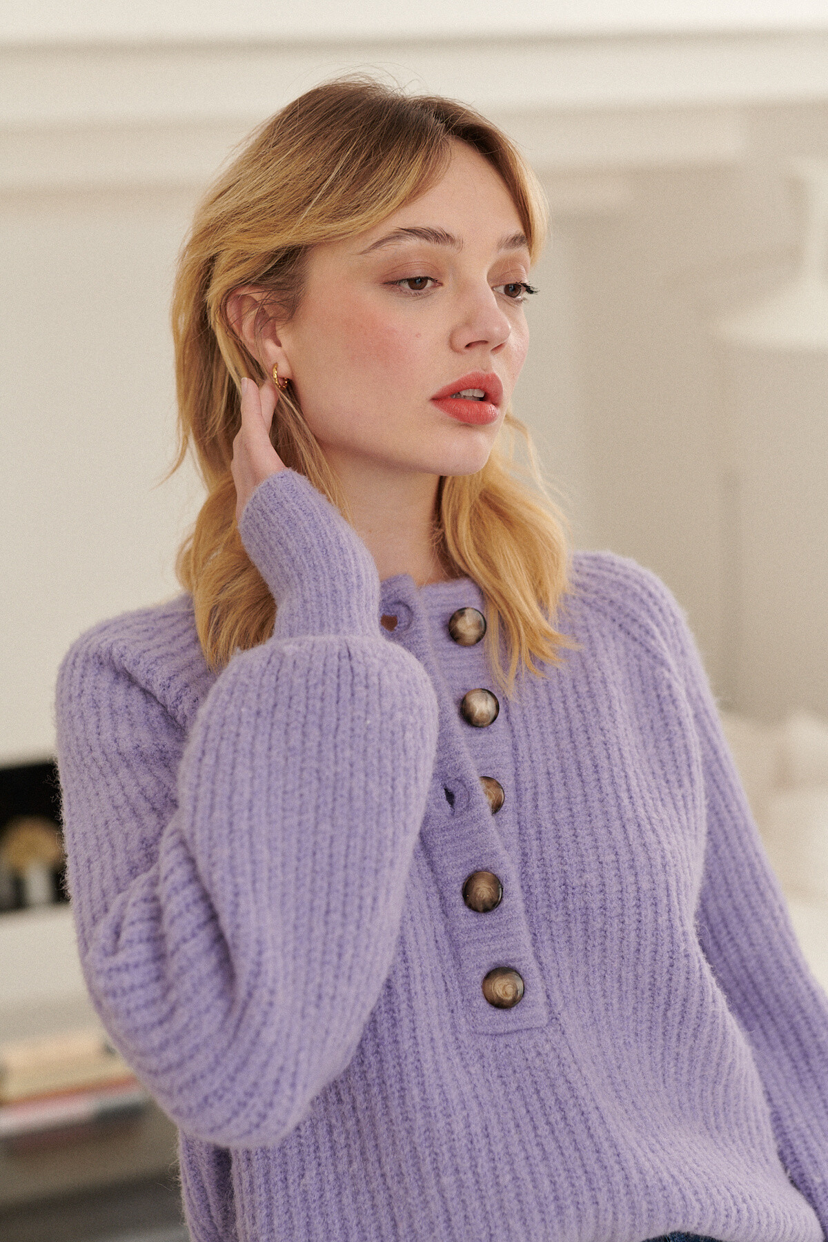 Grossista NATHAEL - Maglione morbido in alpaca e lana