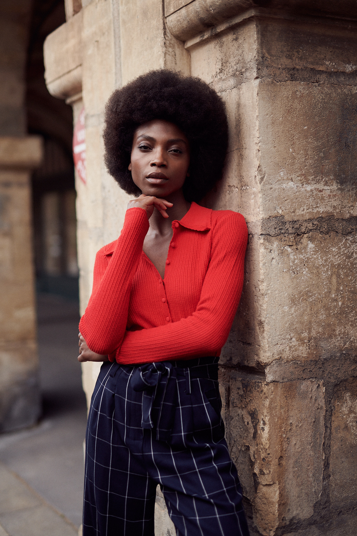 Grossiste NATHAEL - Polo Laine Coton Festonné — Manches longues