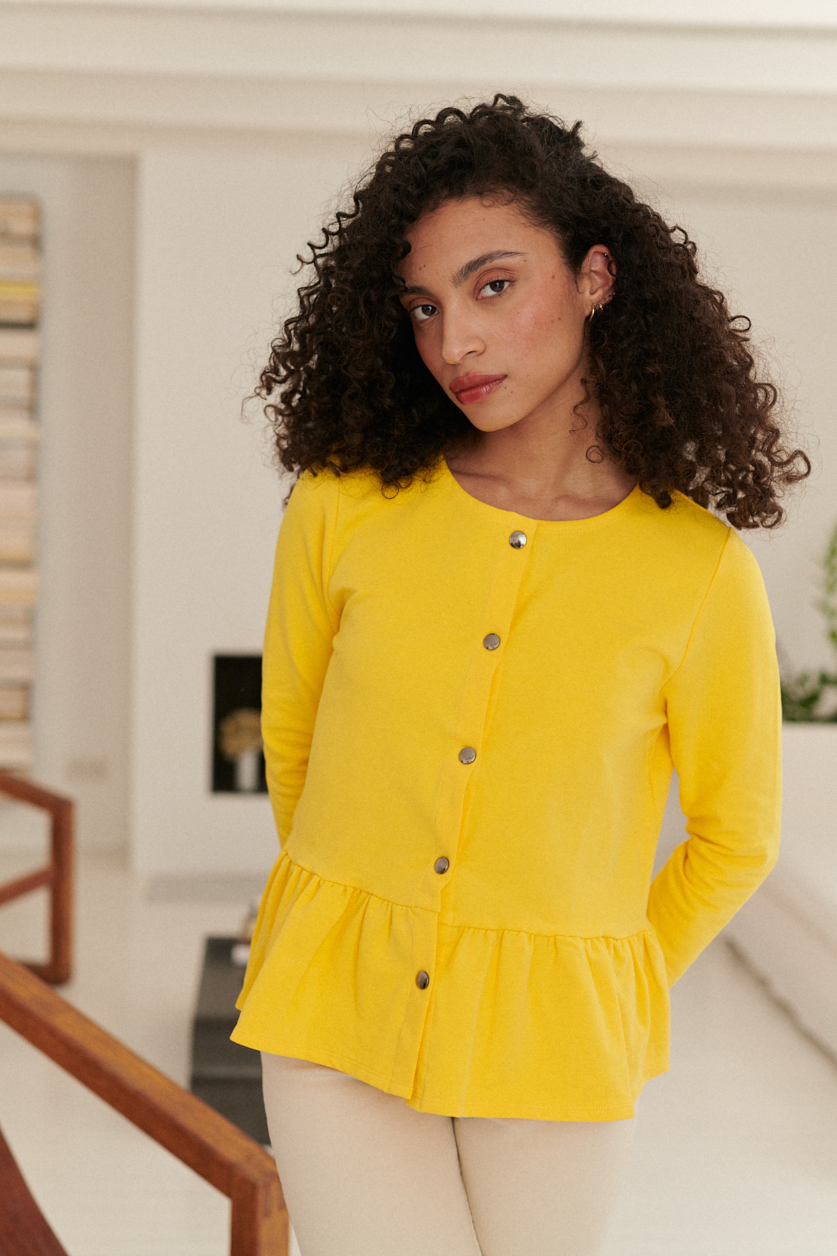 Mayorista NATHAEL - Sudadera con volante peplum