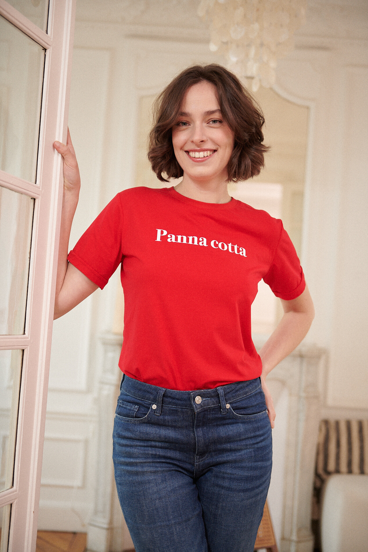 Grossiste NATHAEL - T-shirt Pannacotta