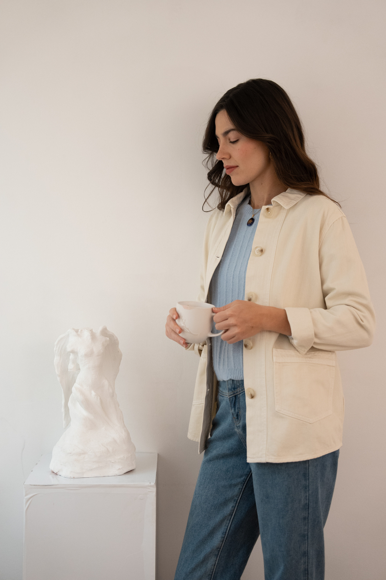 Mayorista NATHAEL - Chaqueta recta de algodón