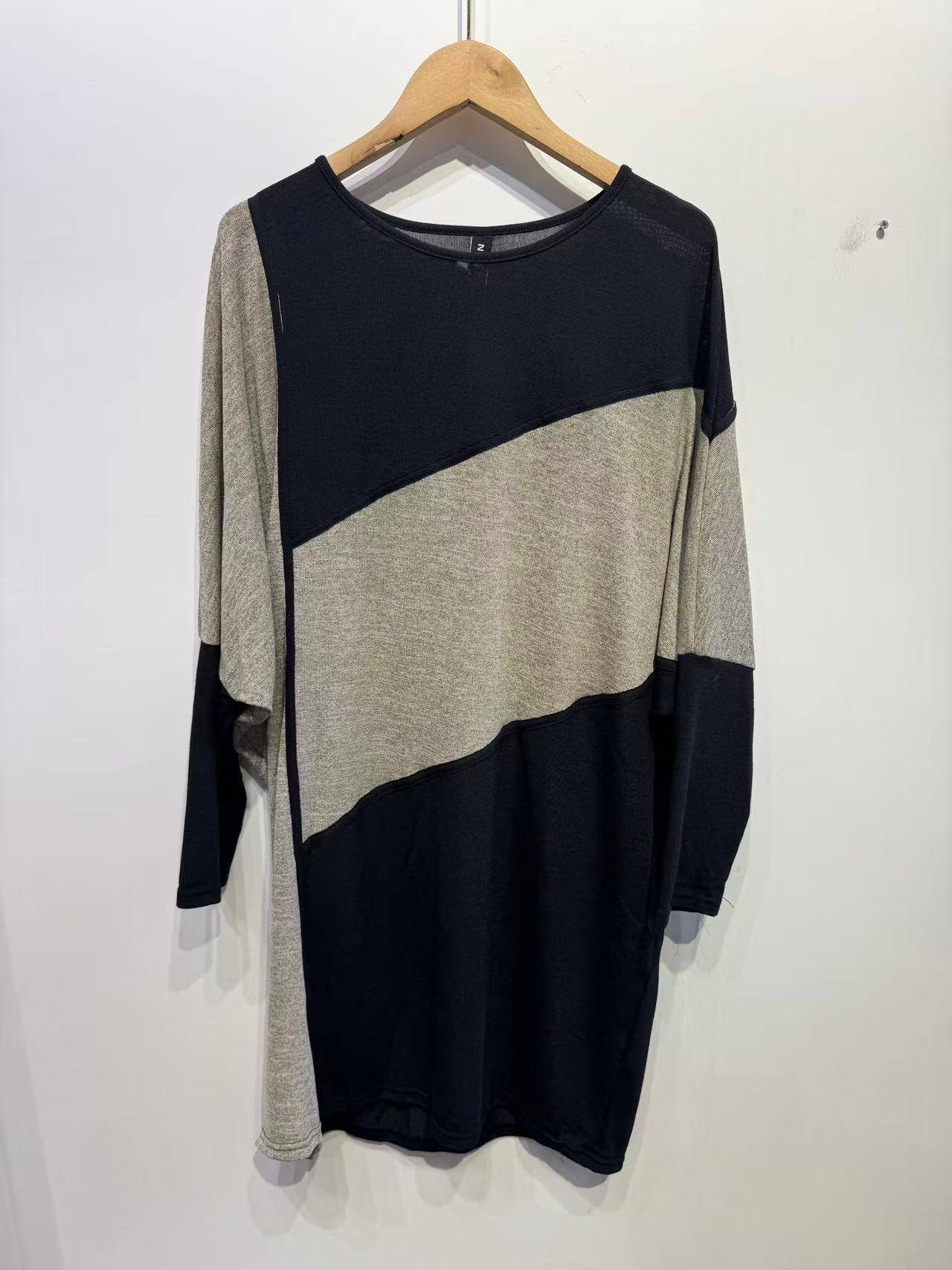 Mayorista Neslay - VESTIDO TÚNICA DE PUNTO FINO