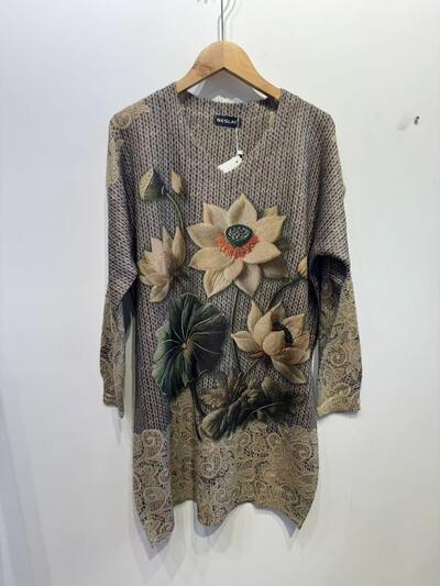 Grossiste Neslay - ROBE PULL Imprimé Grossiste Neslay - ROBE PULL Imprimé
