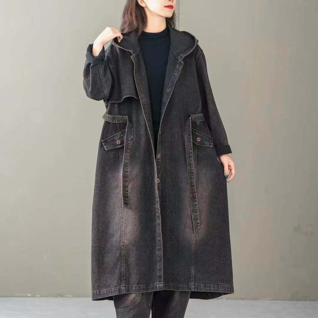 Grossiste Neslay - VESTE LONGUE EN JEANS