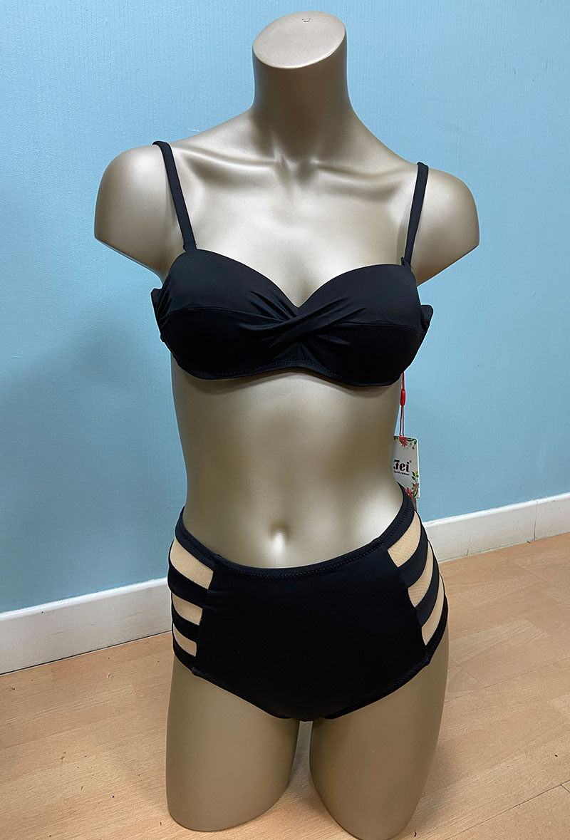 Wholesaler Neufred - 2-piece solid color swimsuit