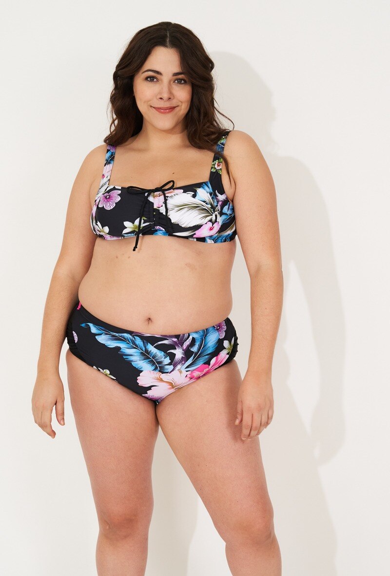 Wholesaler Neufred - Plus size 2 piece swimsuit - flowers