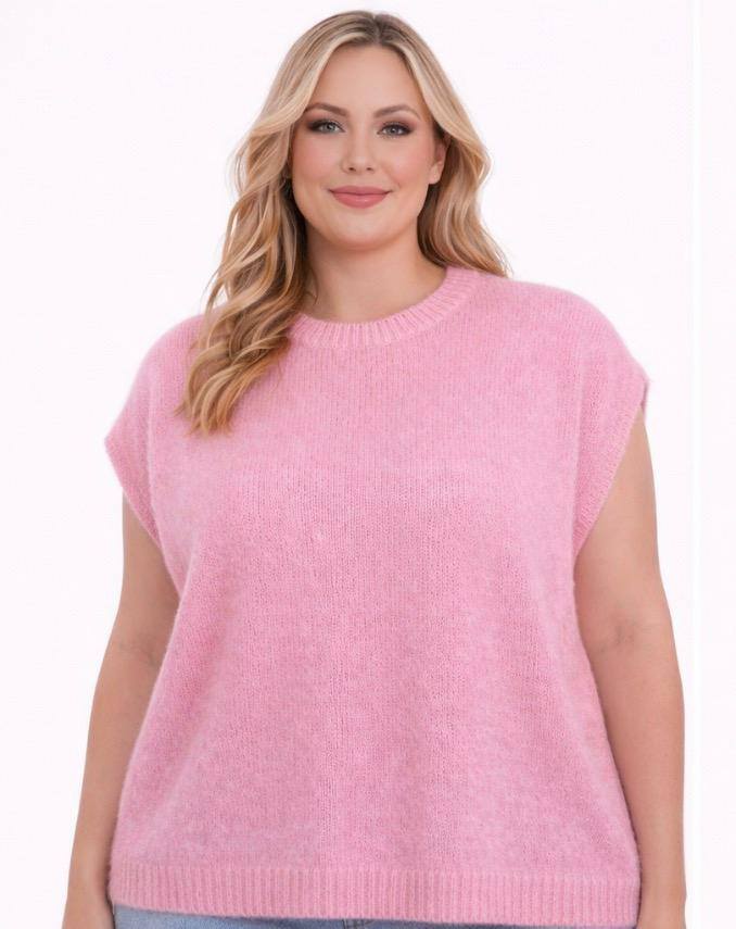 Grossista NEW & CO - Maglione senza maniche in kid mohair