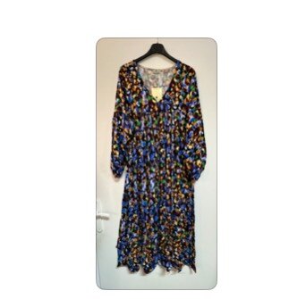 Mayorista NEW & CO - Vestido impreso V -necdo