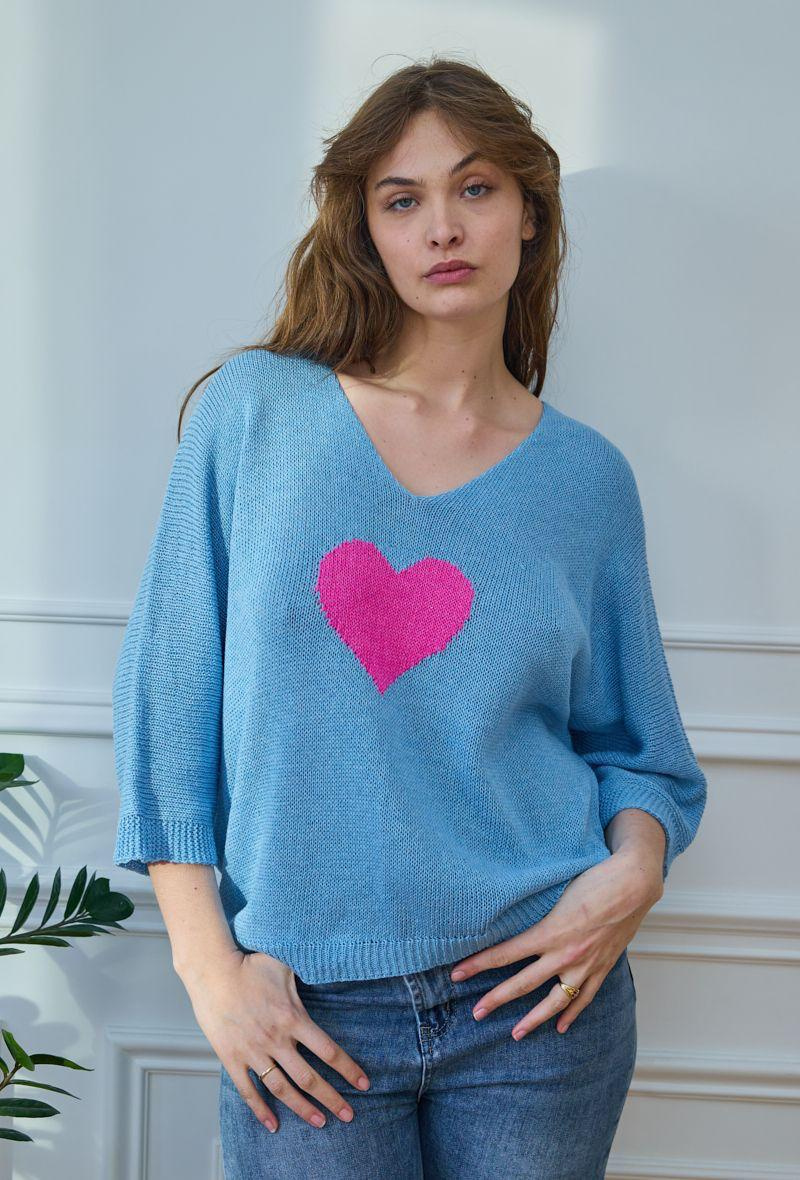 Grossiste NEW & CO - PULL COEUR