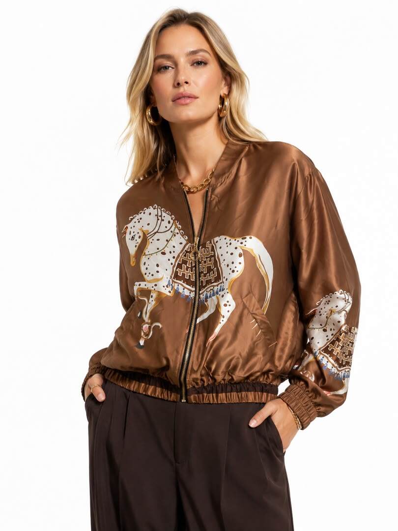 Großhändler NEW & CO - Satinierter Reitbomber