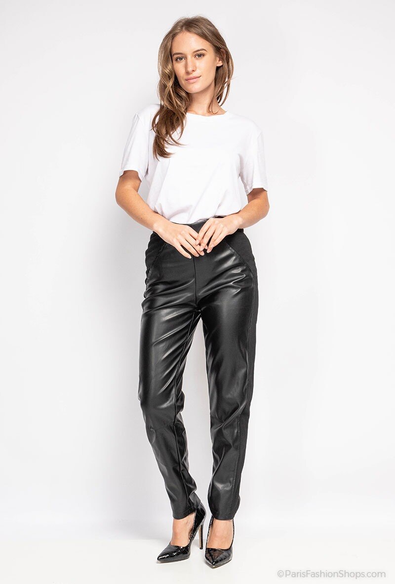 Großhändler New Lolo - Leggings aus Kunstleder