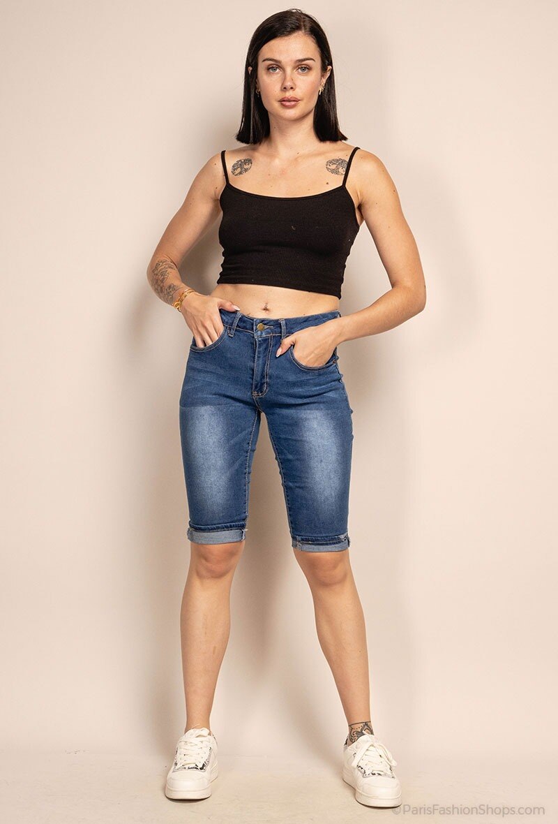 Grossiste New Lolo - Bermuda en jean