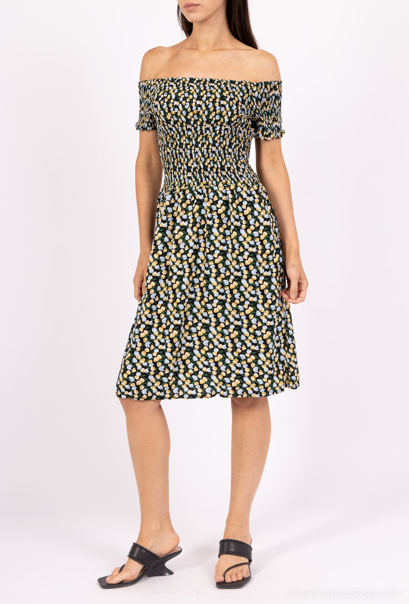 Wholesaler New Lolo - short dress with flowers