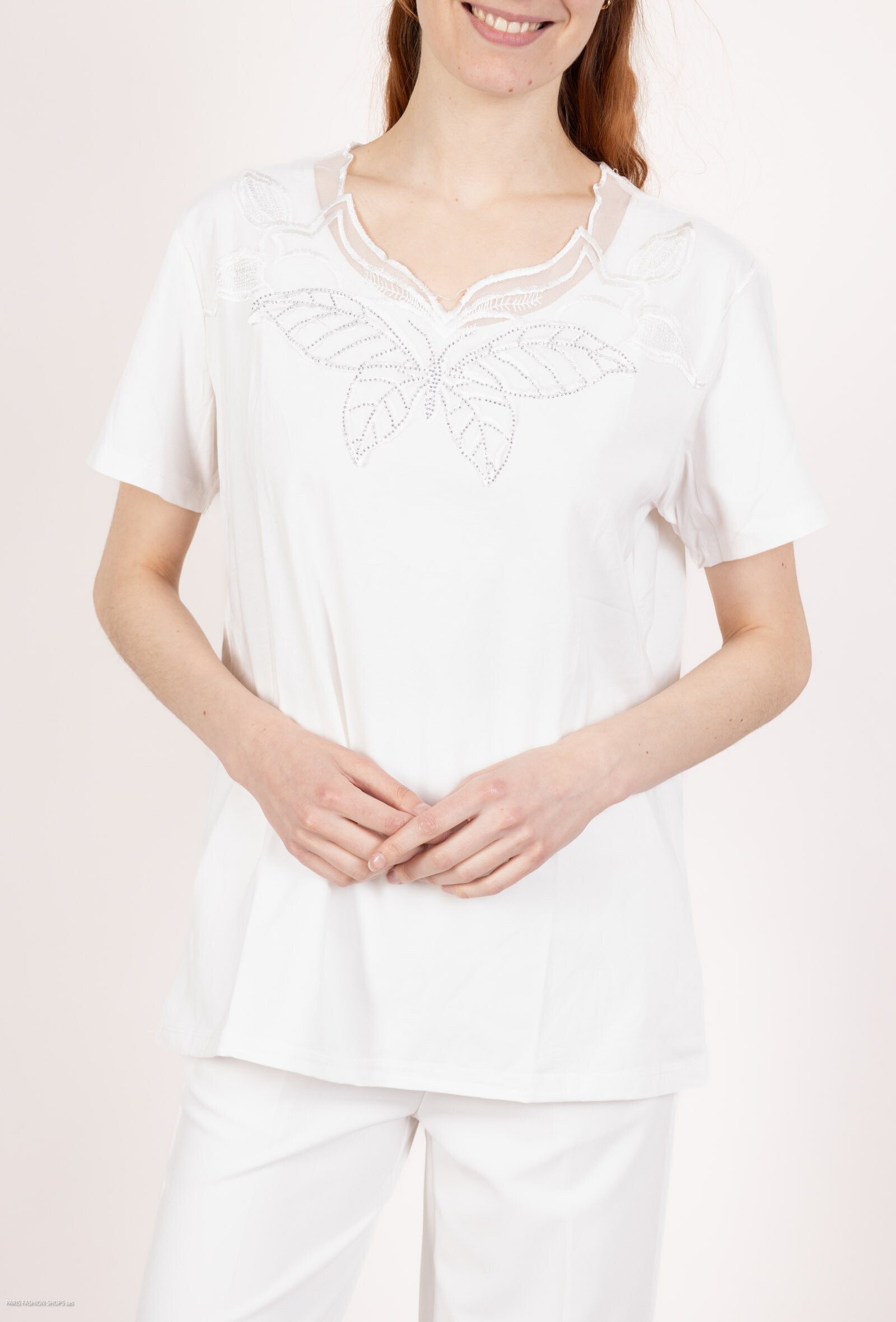 Wholesaler New Lolo - Butterflies and Strasses t-shirt