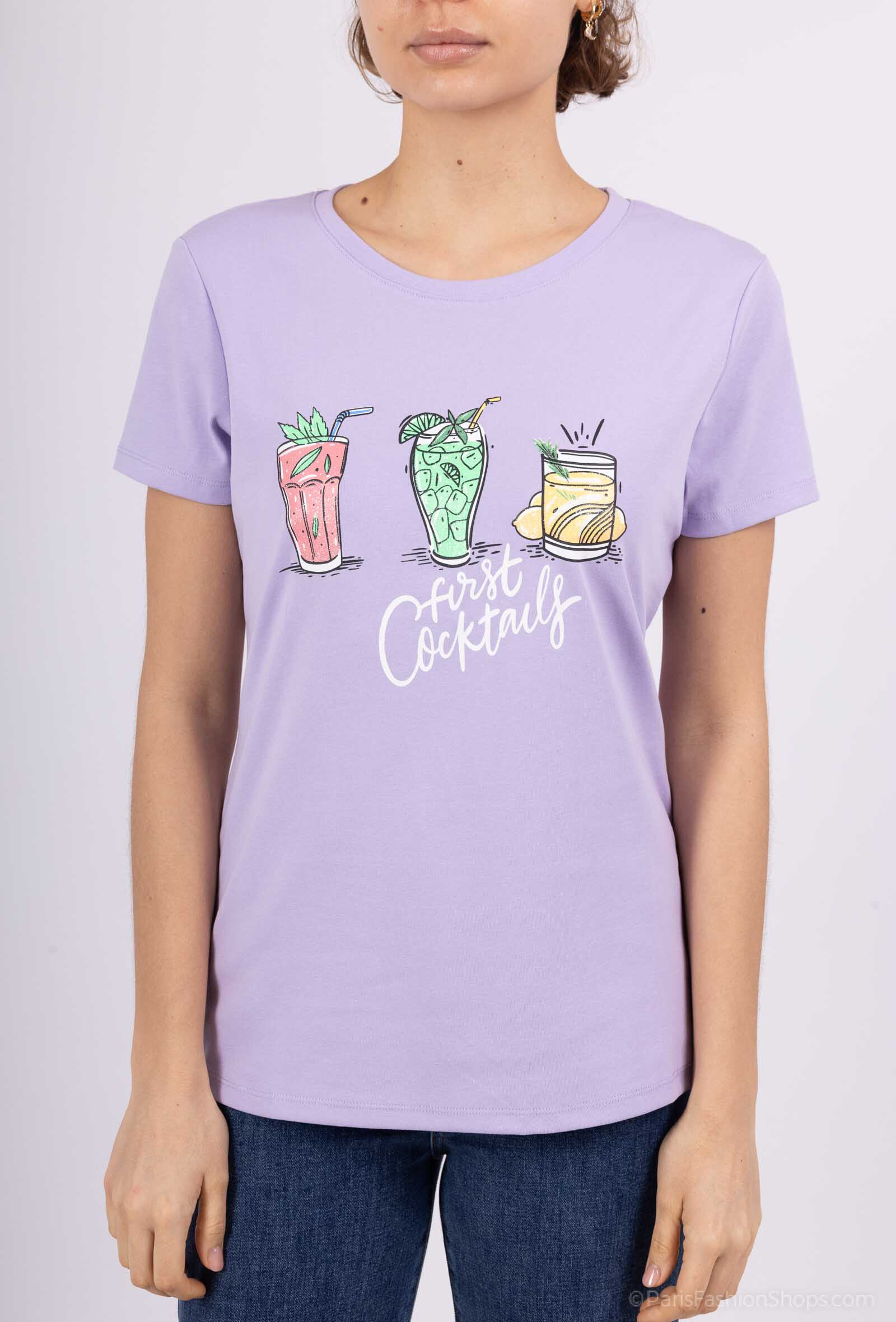 Wholesaler New Lolo - T -shirt with drinks