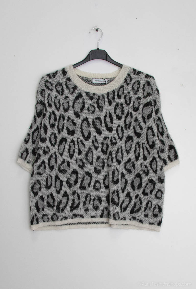 Wholesaler New Sensation - LEOPARD SWEATER