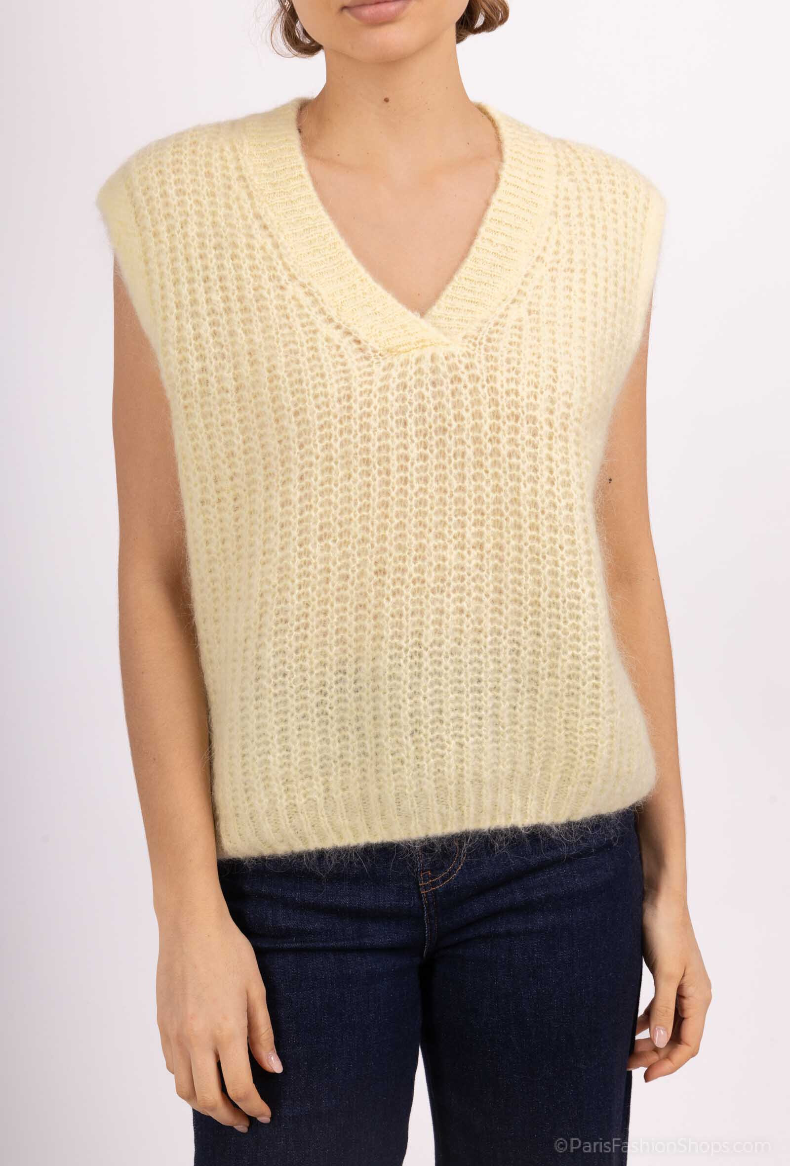 Grossista New Sensation - Maglione senza maniche in mohair di qualità