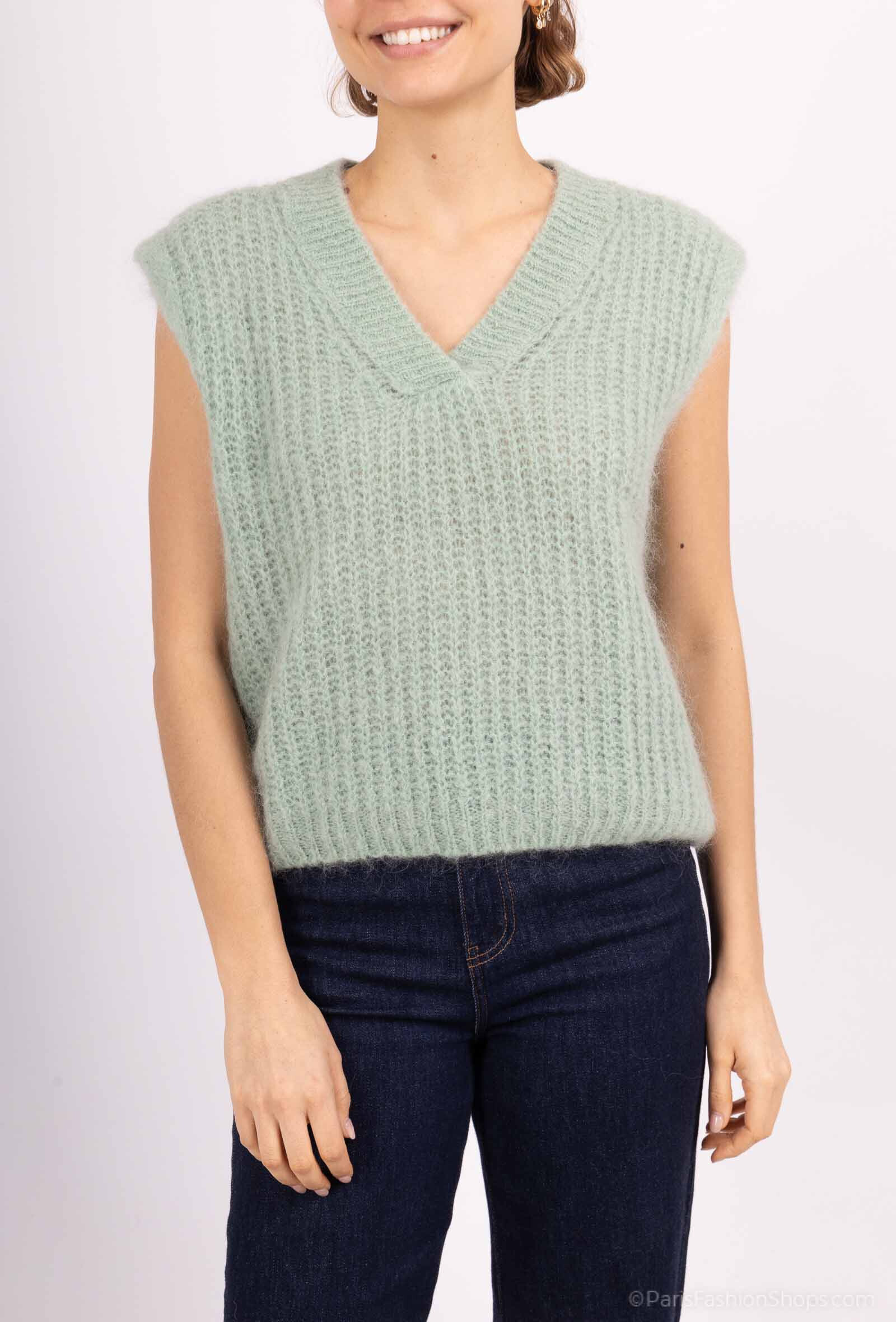 Wholesaler New Sensation - Mohair quality tank top sweater