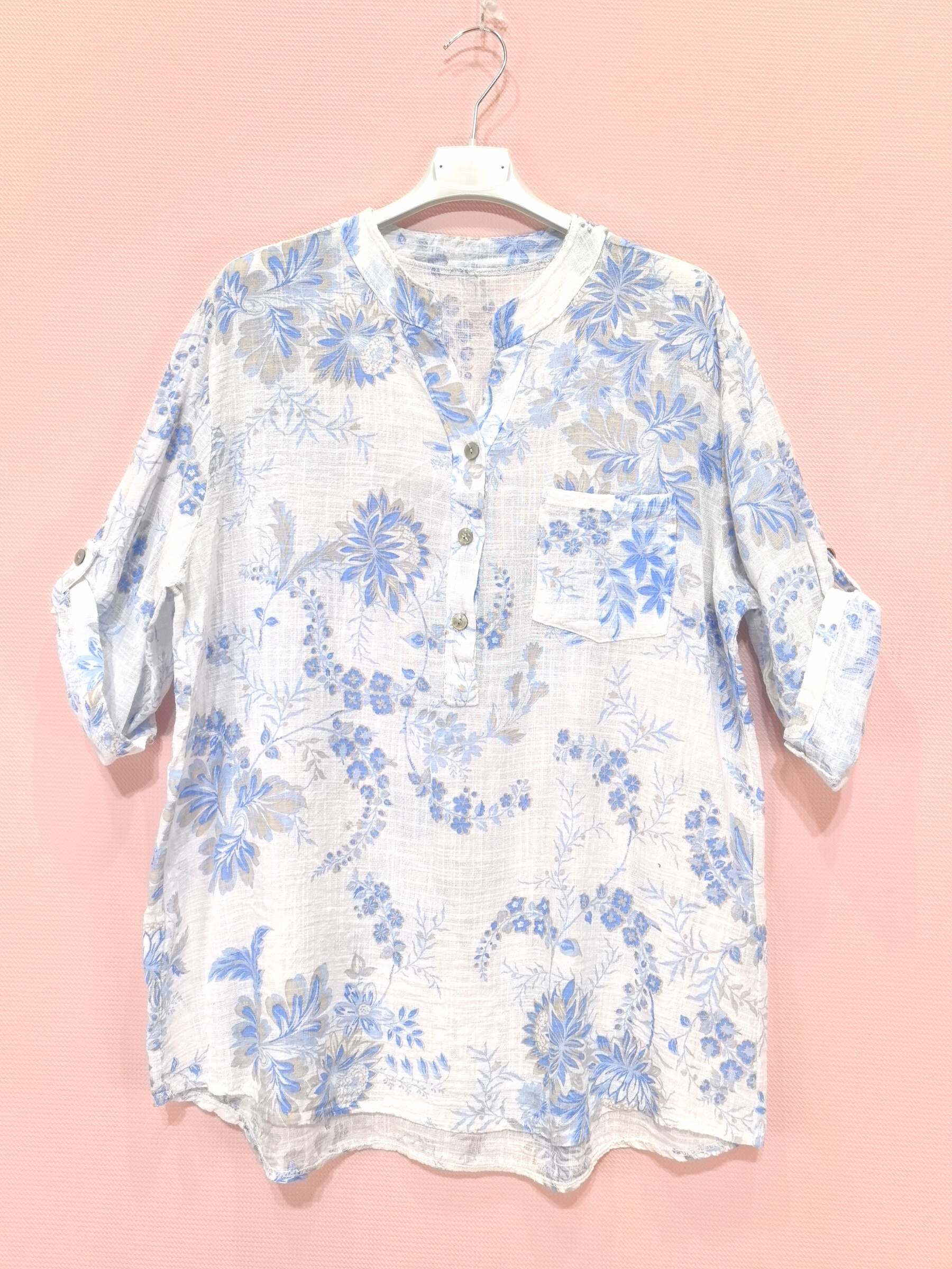 Großhändler New Sunshine - Gedruckte Bluse