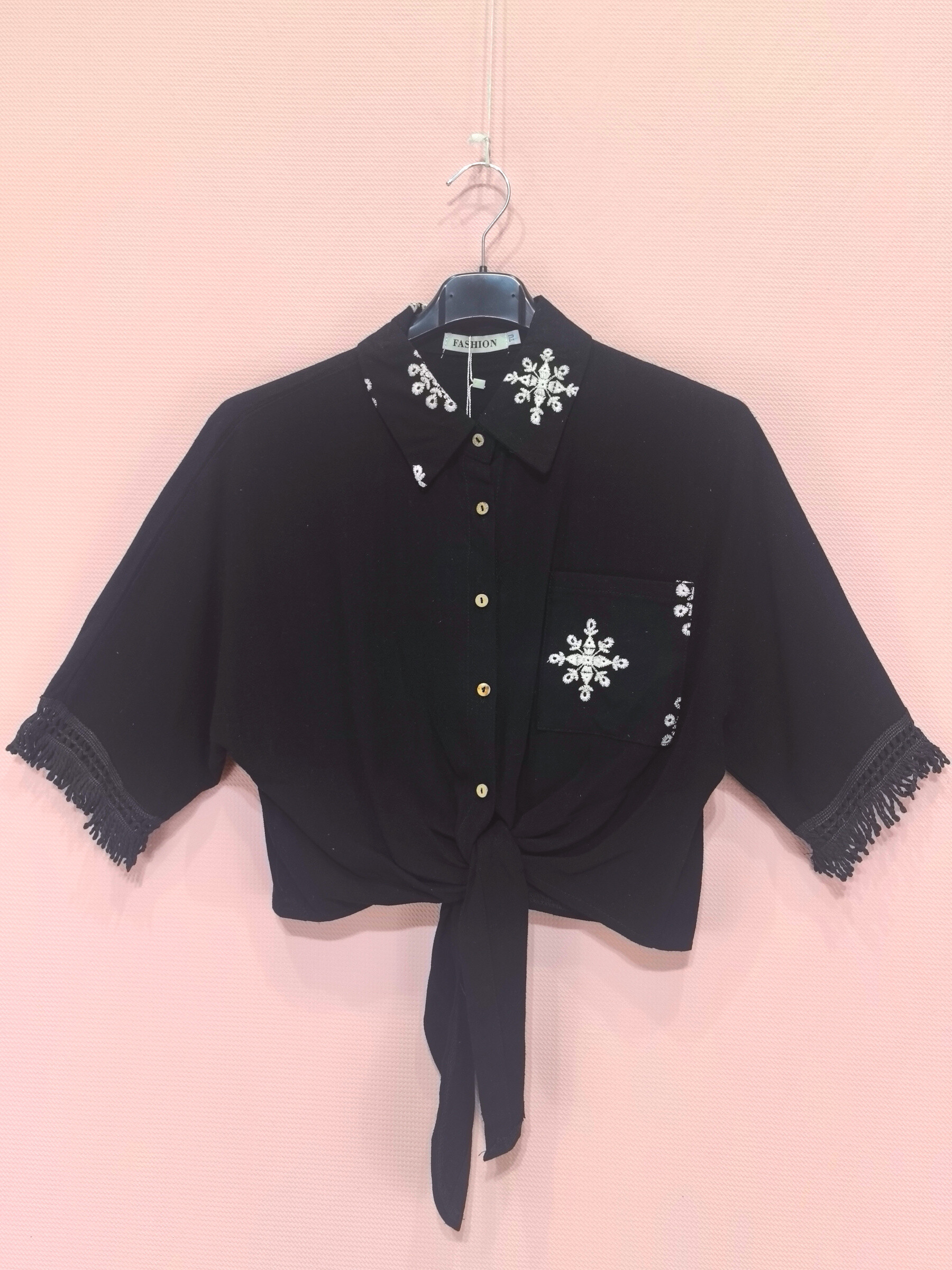 Grossiste New Sunshine - chemise crop top