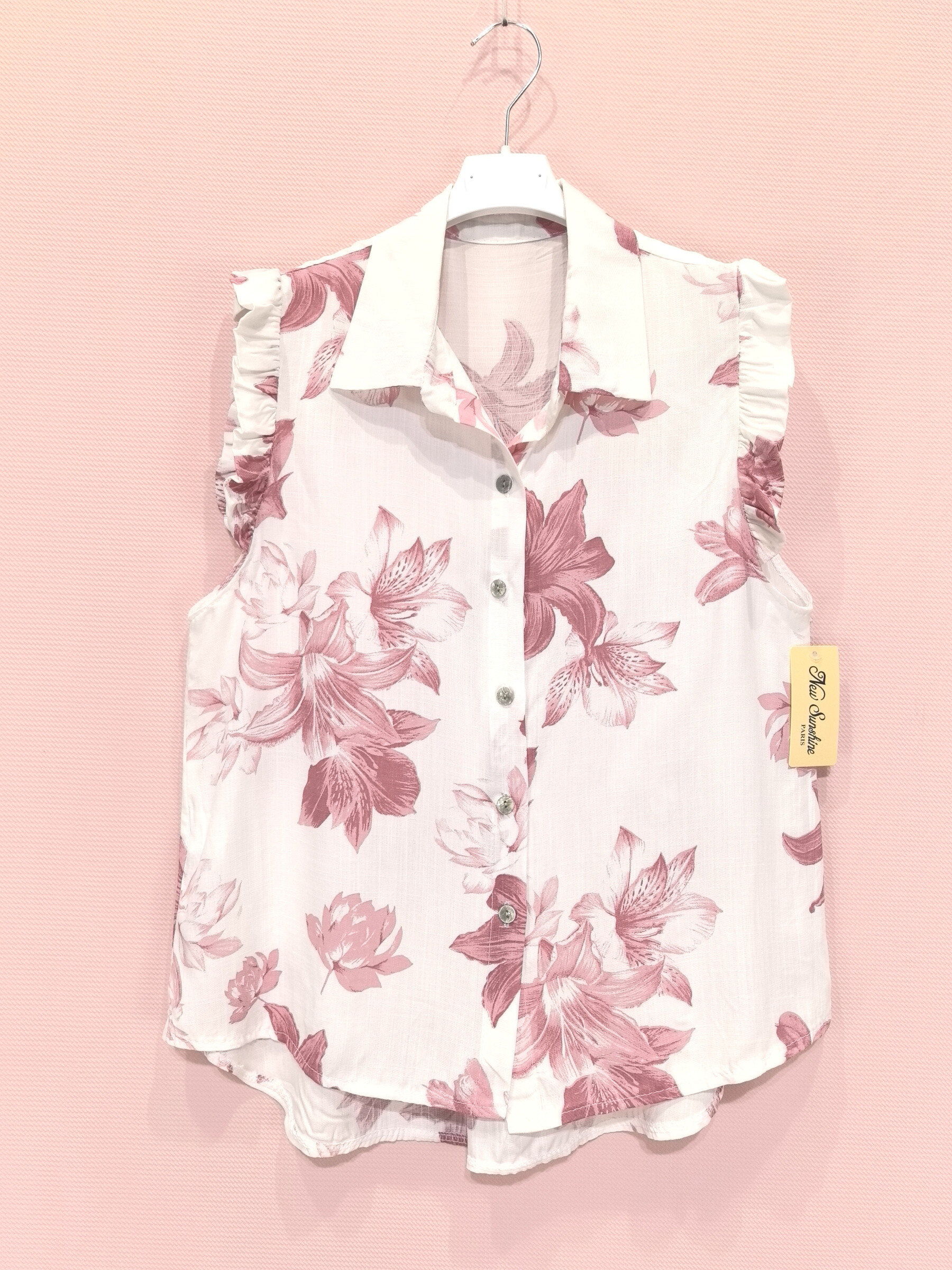 Wholesaler New Sunshine - Floral print -printed sleeve shirt