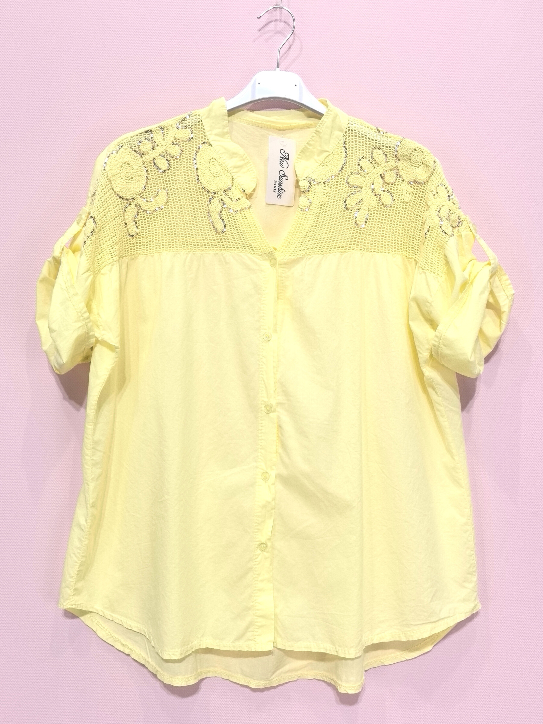 Grossista New Sunshine - Camicia a maniche corte