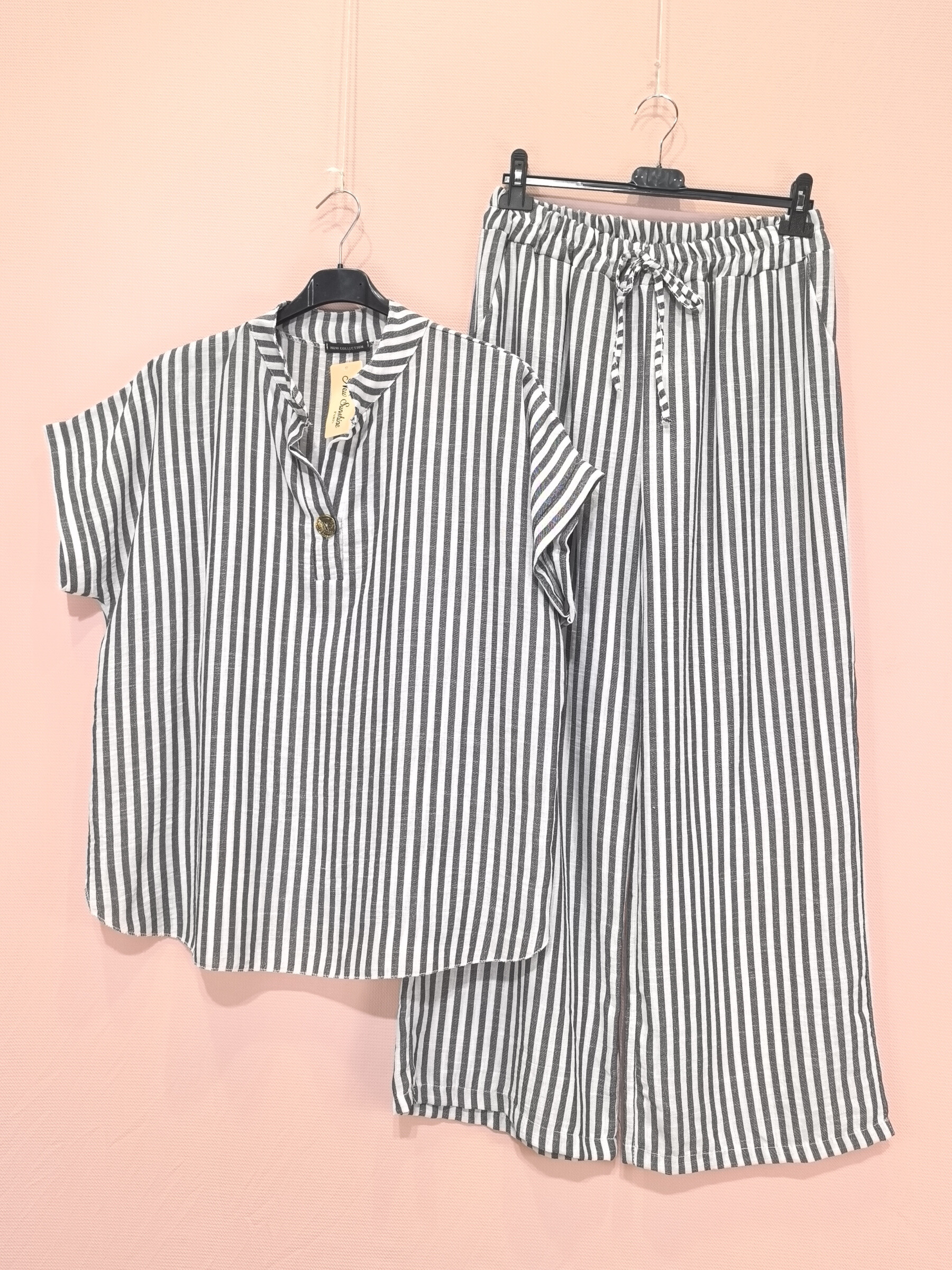 Grossiste New Sunshine - Ensemble rayé