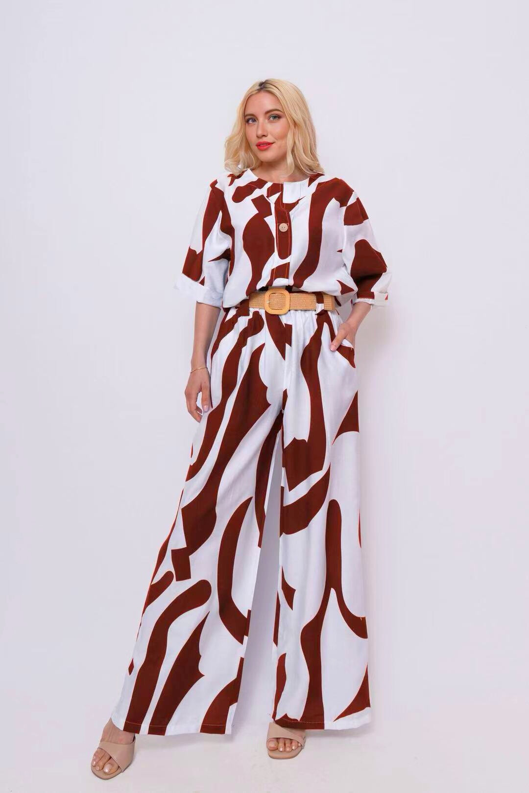 Grossiste New Sunshine - Ensemble à motifs abstraits