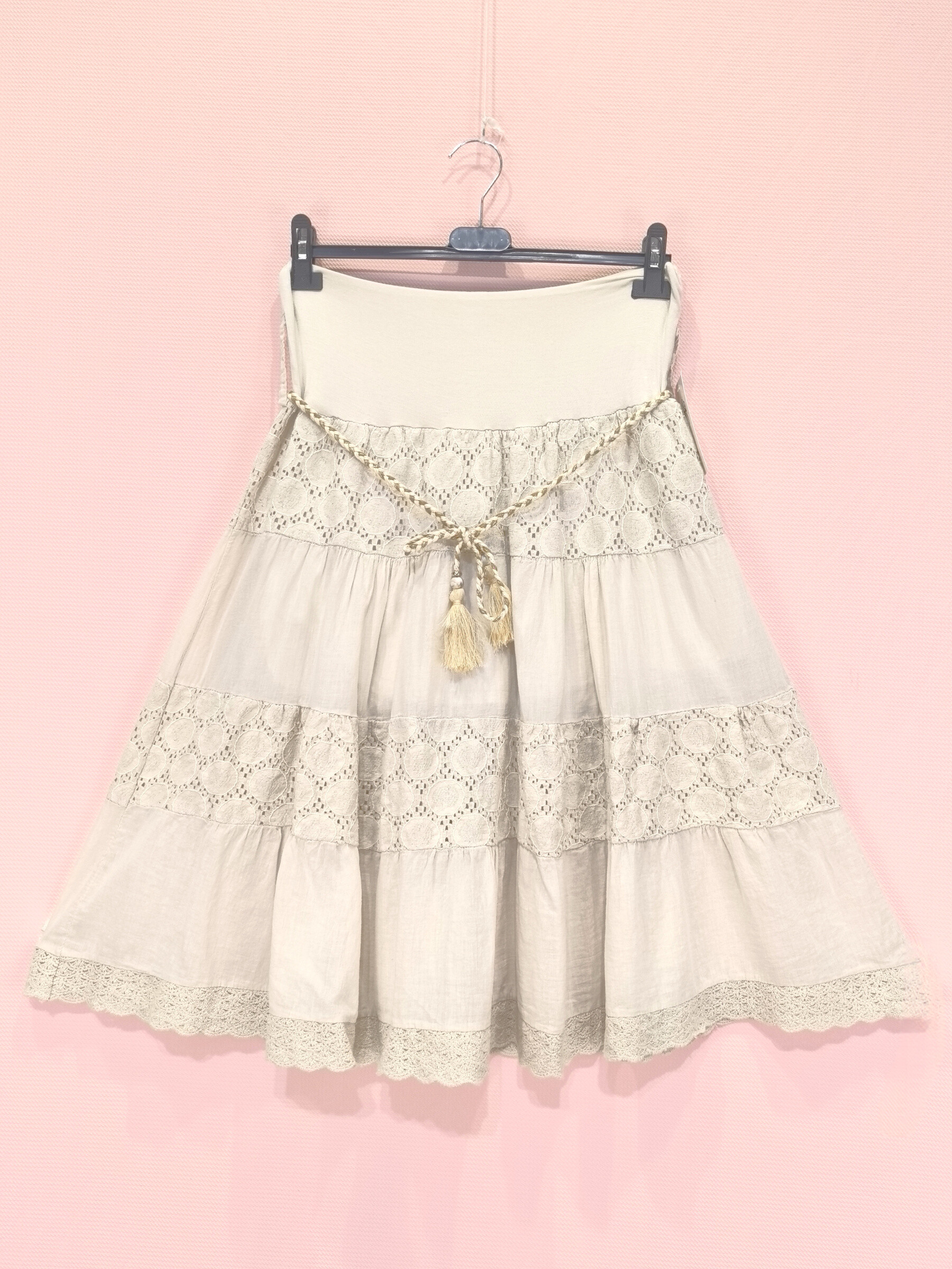Mayorista New Sunshine - Falda de encaje acampanado