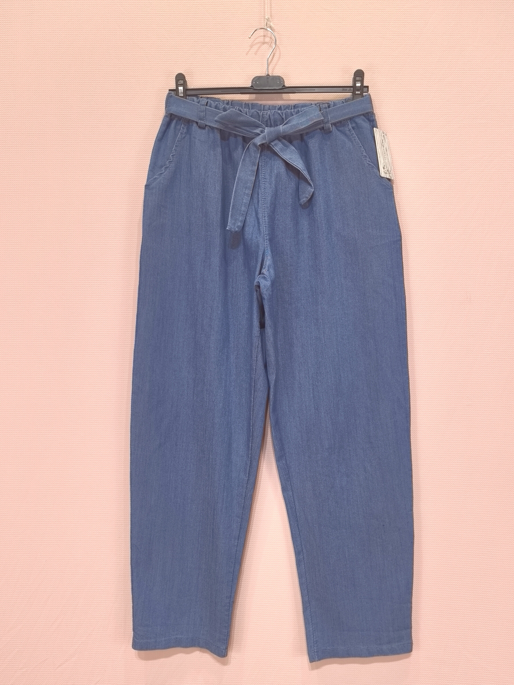 Grossiste New Sunshine - Pantalon fluide en jean