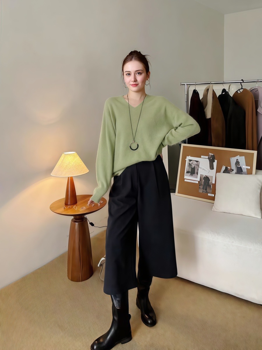 Grossiste New Sunshine - Pantalon culotte avec ceinture
