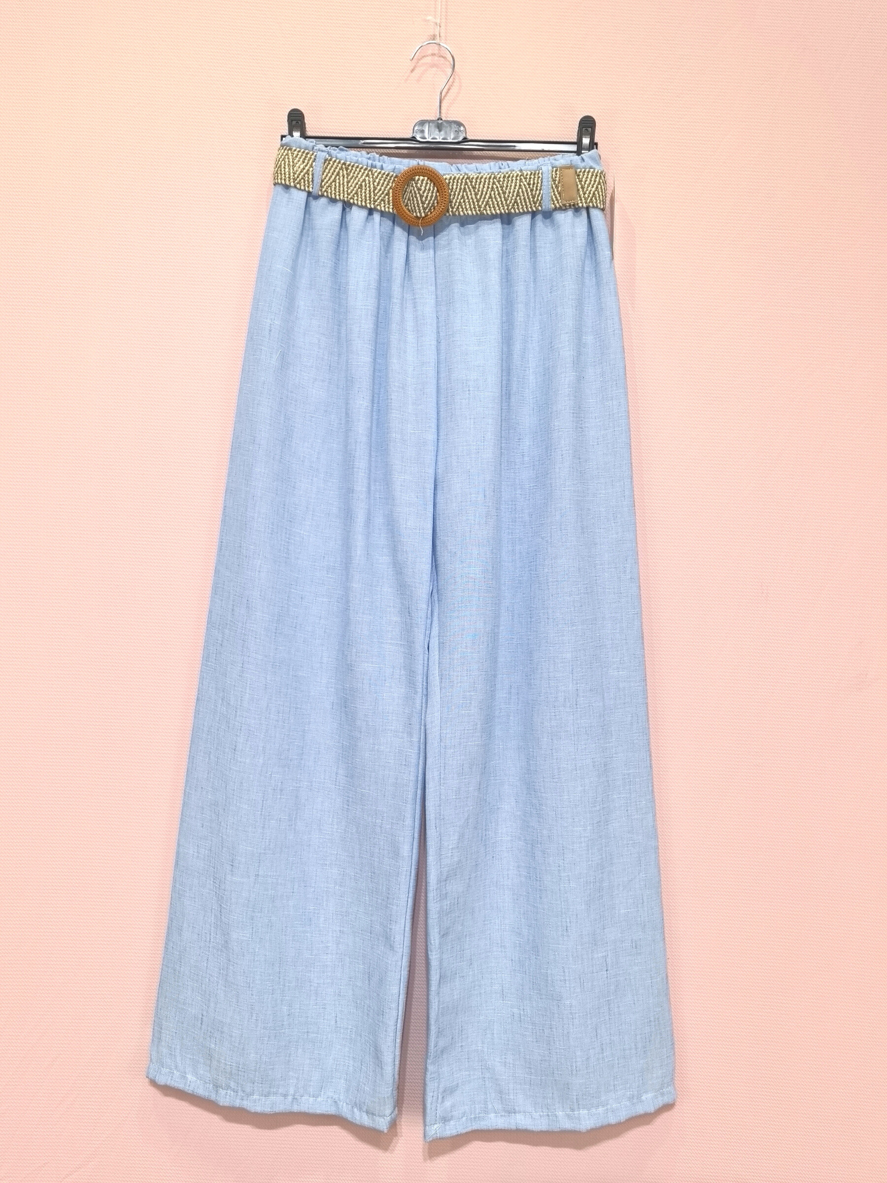 Wholesaler New Sunshine - Ample flared pants with belt