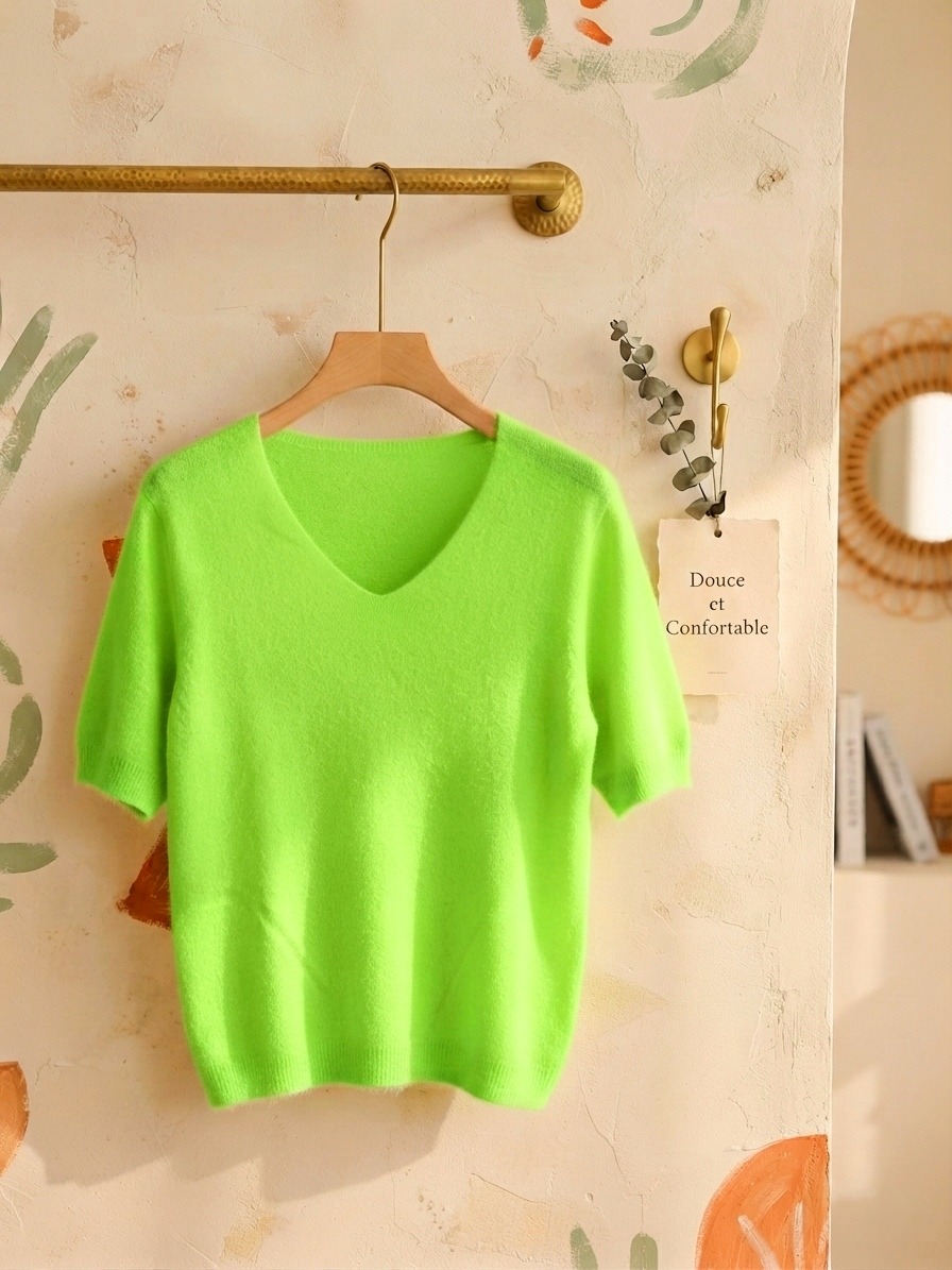 Grossiste New Sunshine - Pull en maille doux à manches mi-longues