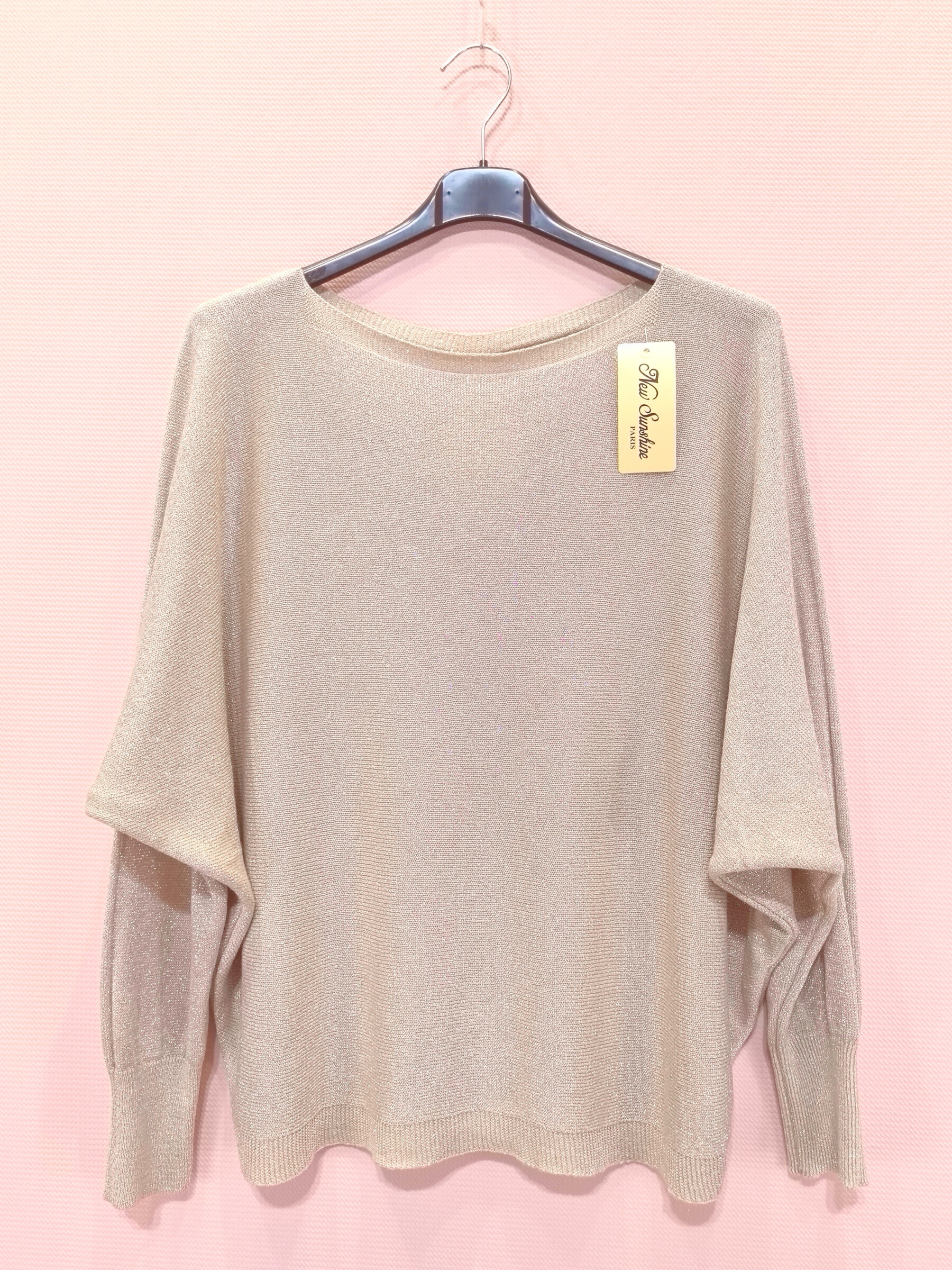 Wholesaler New Sunshine - Loose sweater with shine