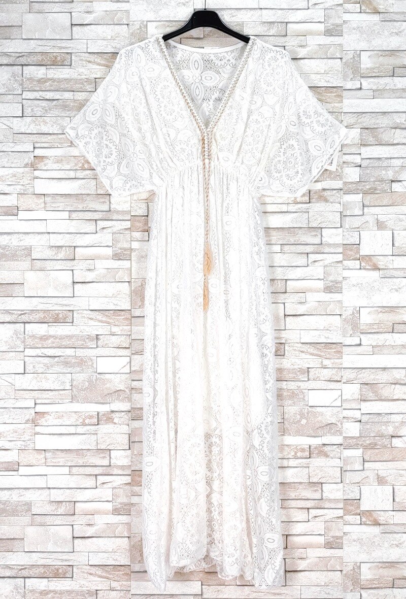Grossiste New Sunshine - Robe longue en dentelle