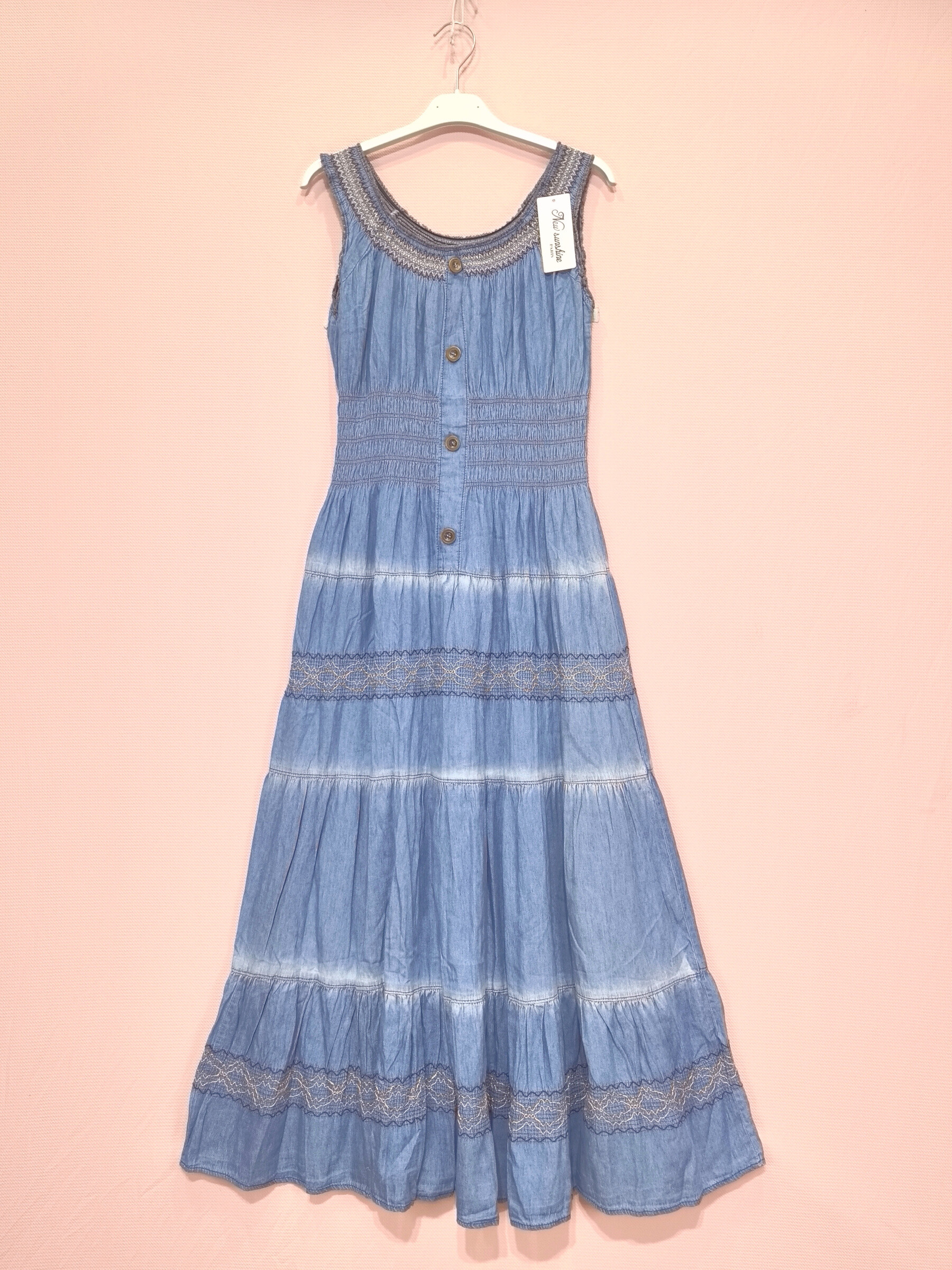 Wholesaler New Sunshine - Long jeansless dressing dress