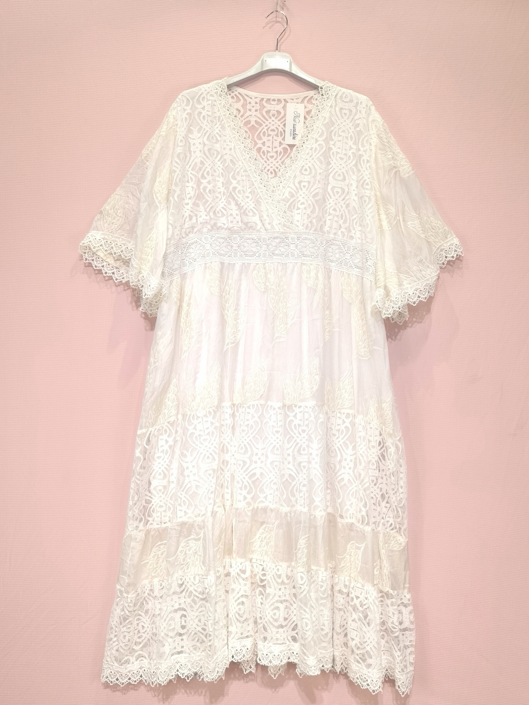 Grossiste New Sunshine - Robe longue dentelle