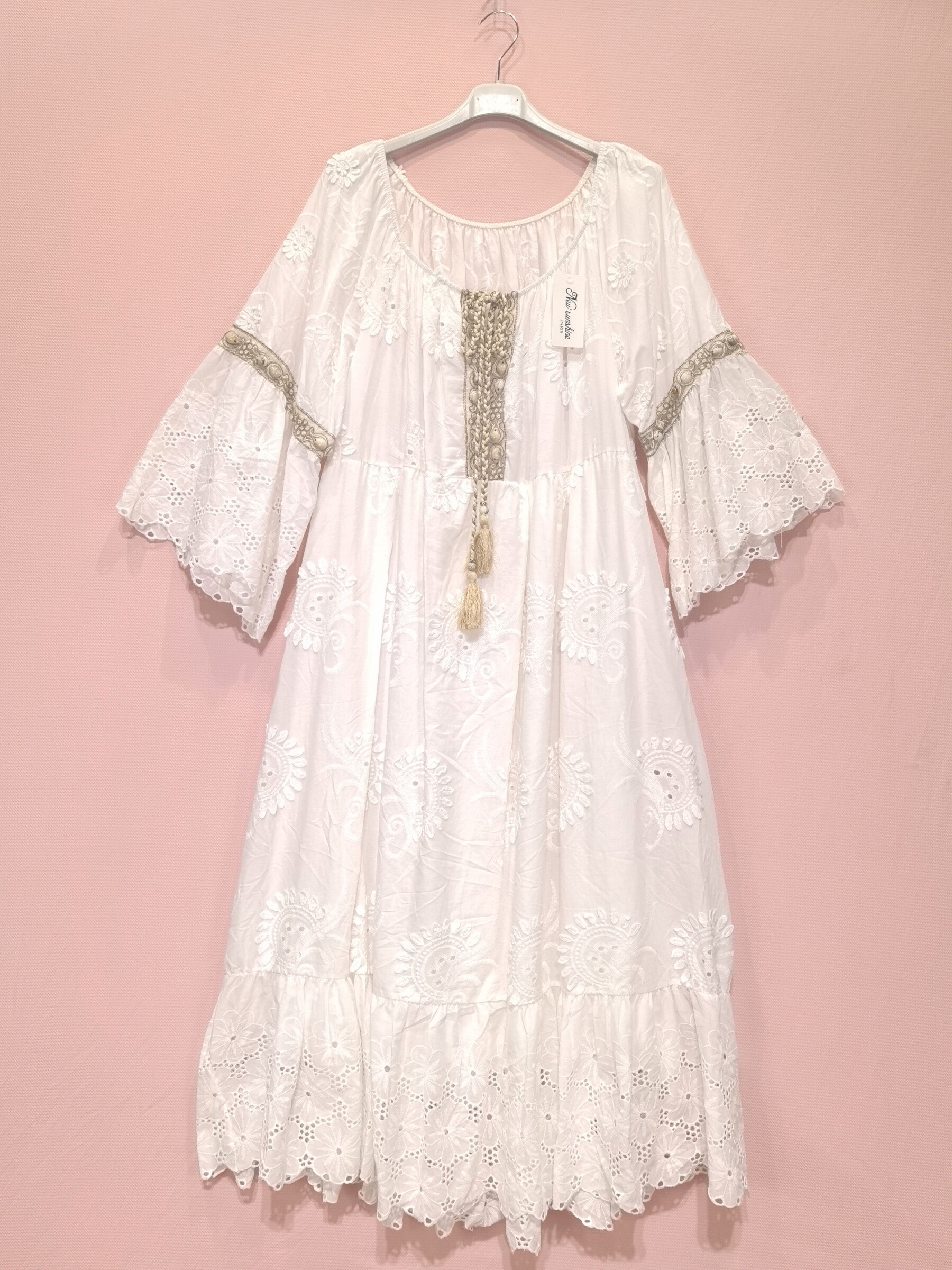Grossiste New Sunshine - Robe longue broderie