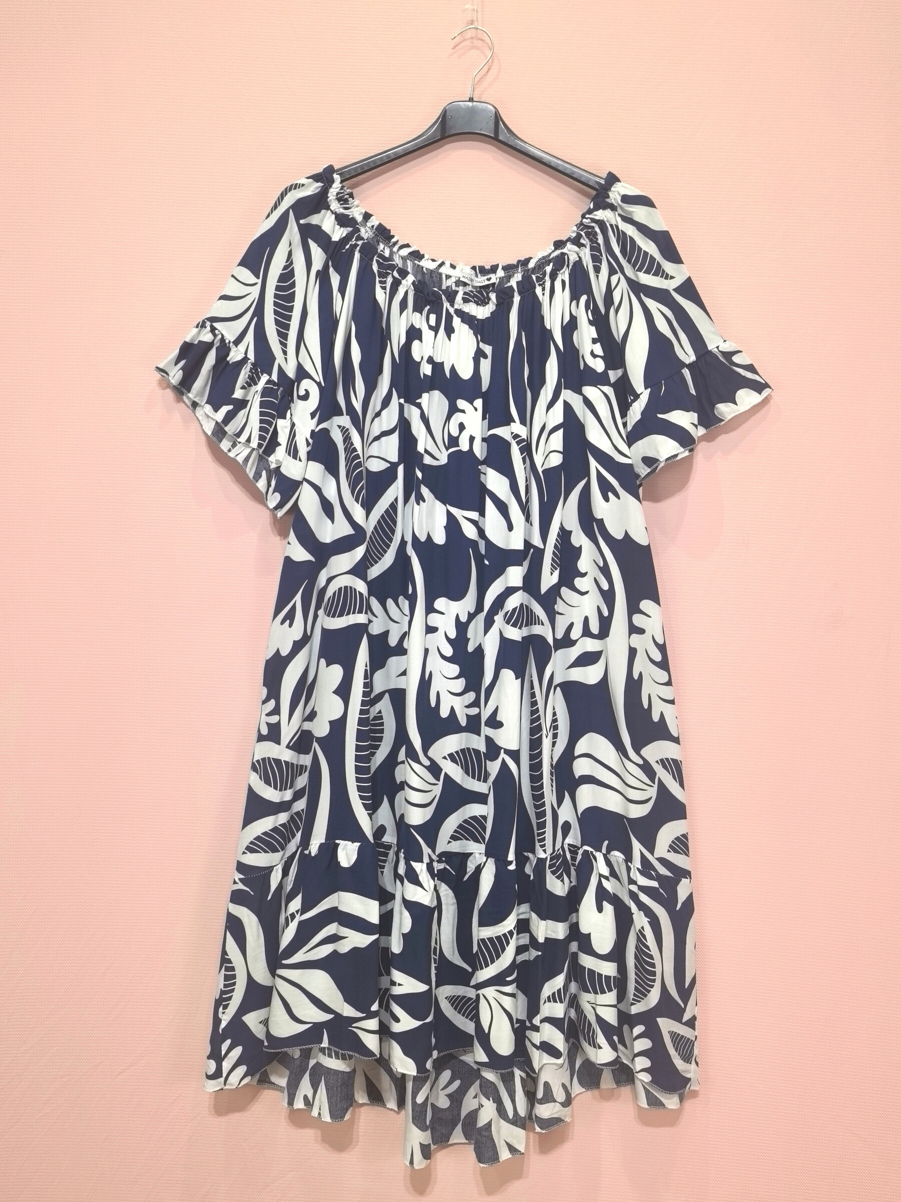 Grossiste New Sunshine - Robe ample imprimée manches courtes