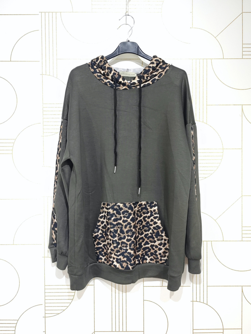 Wholesaler New Sunshine - LEOPARD SWEATSHIRT