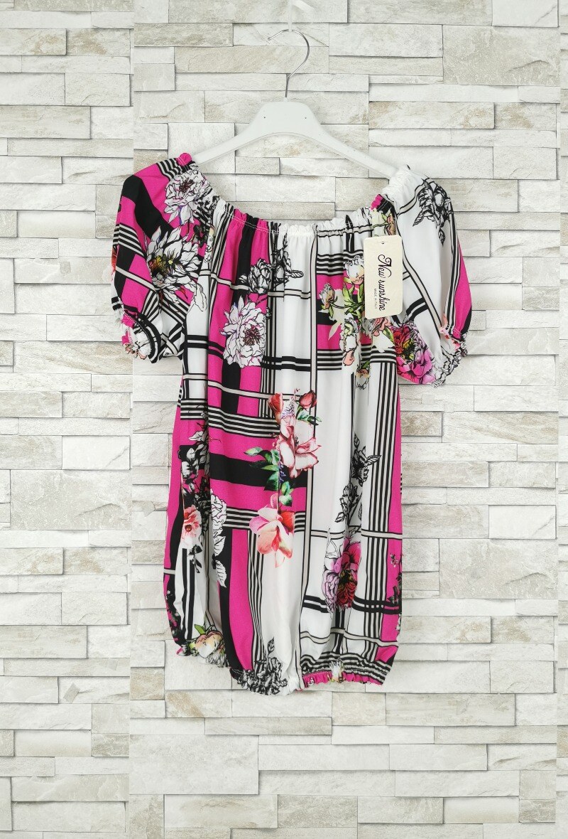 Grossiste New Sunshine - Haut satin imprimé