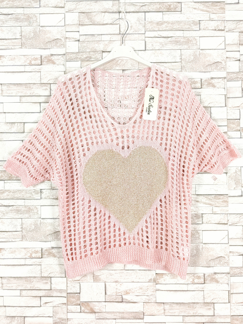 Grossiste New Sunshine - Top crochet coeur