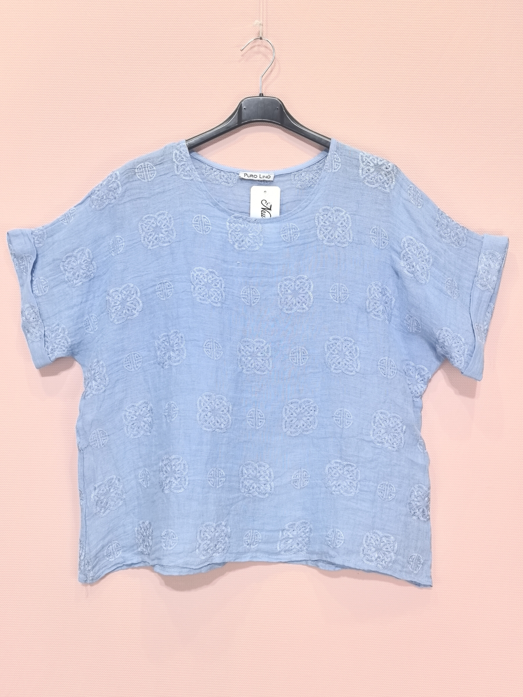 Wholesaler New Sunshine - Ample lined in linen short sleeves