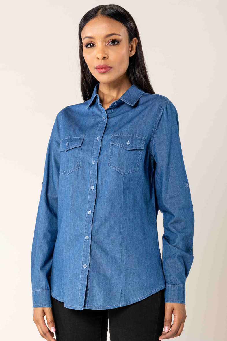 Grossista Nina Carter - Camicia di cotone di buone dimensioni.