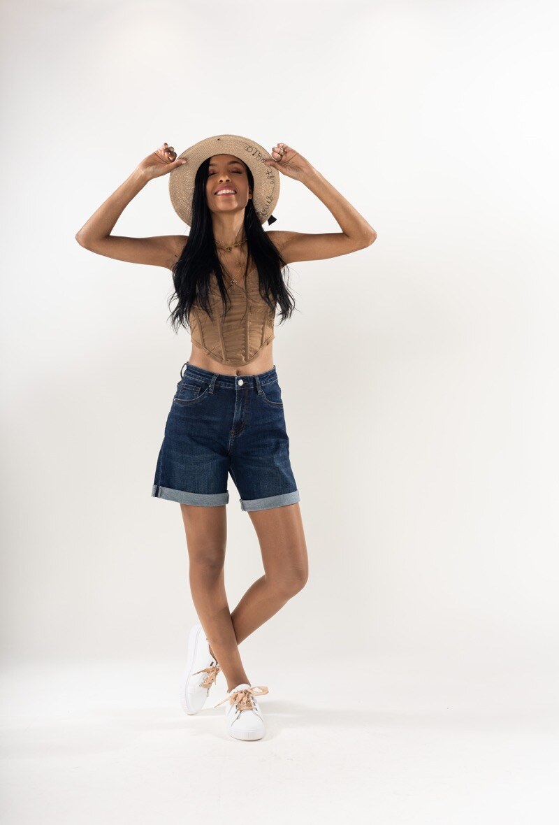Mayorista Nina Carter - Shorts de mezclilla