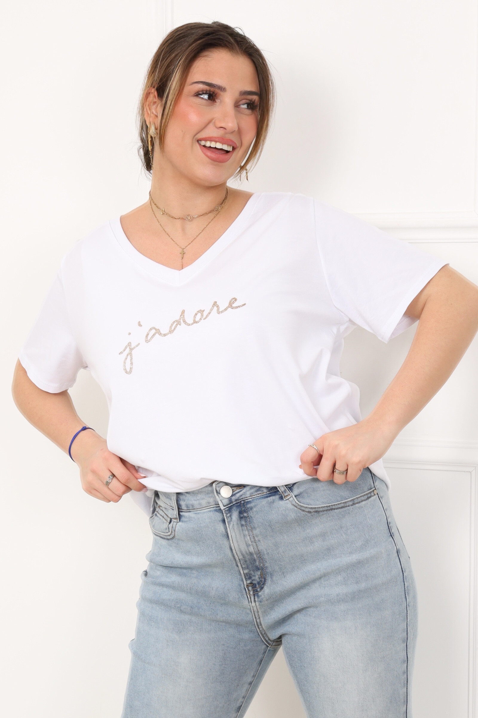 Grossiste NIV - Tee shirt JADORE