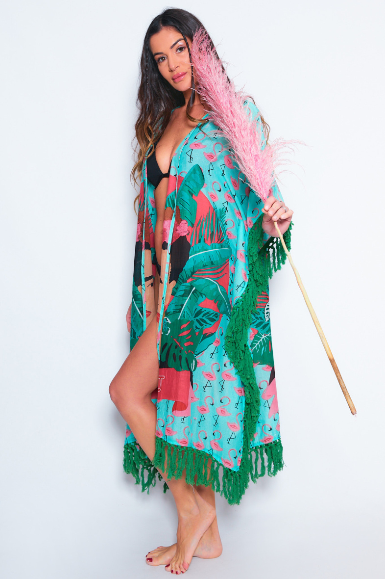 Grossiste NJ Couture - Kimono Imprimé