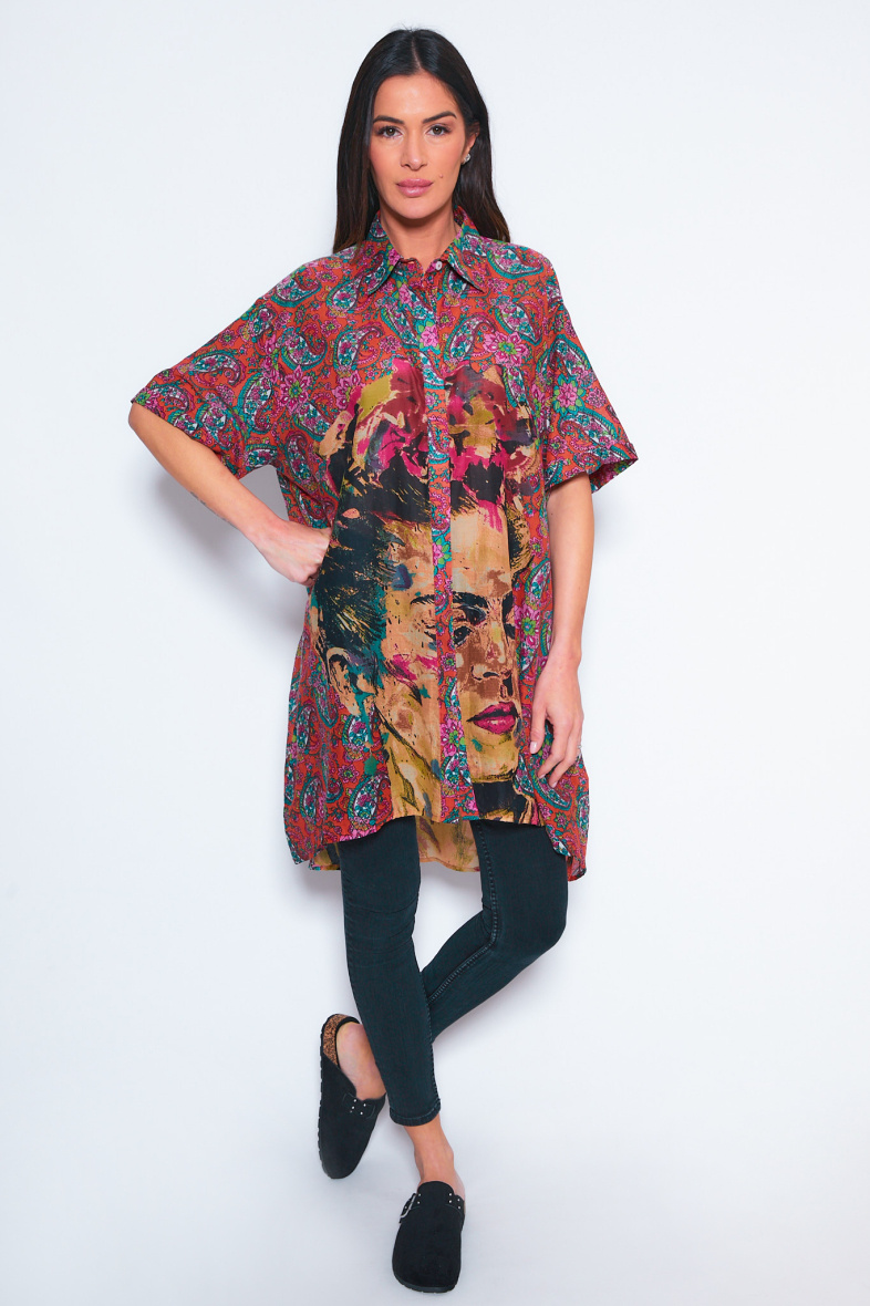 Wholesaler NJ Couture - Printed Shirt